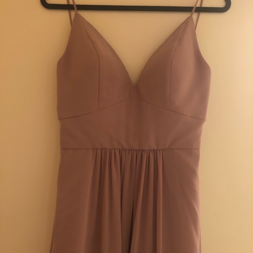 Purple gown